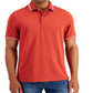 Club Room Men's Performance Stripe Polo Red Size XX-Large