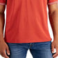 Club Room Men's Performance Stripe Polo Red Size XX-Large