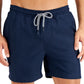 INC International Concepts Men's Regular Fit Quick Dry Solid 5 Swim Trunks Blue Size Medium