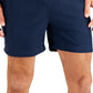 INC International Concepts Men's Regular Fit Quick Dry Solid 5 Swim Trunks Blue Size X-Large