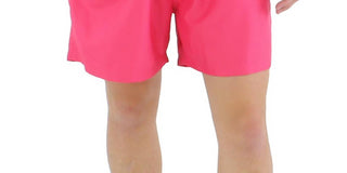 INC International Concepts Men's Regular Fit Quick Dry Solid 5 Swim Trunks Pink Size XX-Large