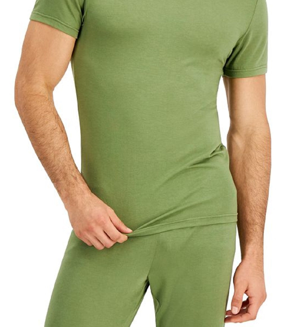 INC International Concepts Men's Pajama Top Green Size Large