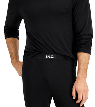 INC International Concepts Men's Pajama Top Black Size Large