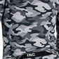 INC International Concepts Men's Camo Print Pajama Top Gray Size Small