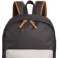 Sun + Stone Men's Riley Canvas Colorblocked Backpack Black Size Regular