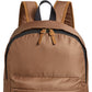 Sun + Stone Men's Riley Canvas Colorblocked Backpack Brown Size Regular