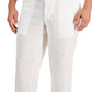 Club Room Men's 100% Linen Pants White Size 36X30