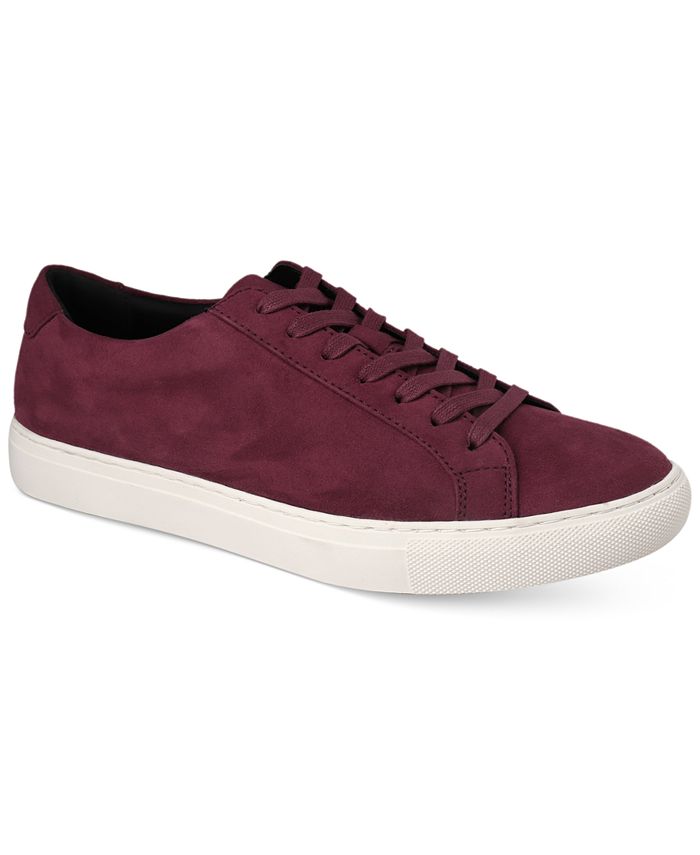 Alfani Men's Grayson Suede Lace Up Sneakers Red Size 11.5 M