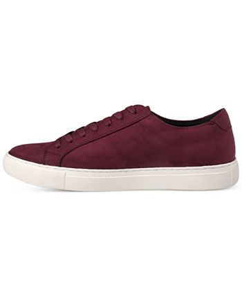 Alfani Men's Grayson Suede Lace Up Sneakers Red Size 11.5 M