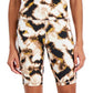 ID Ideology Women's Blur Biker Shorts Brown Size Small