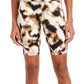 ID Ideology Women's Blur Biker Shorts Brown Size Small