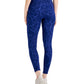 ID Ideology Women's Compression Floral Print Pocket Leggings Blue Size X-Small