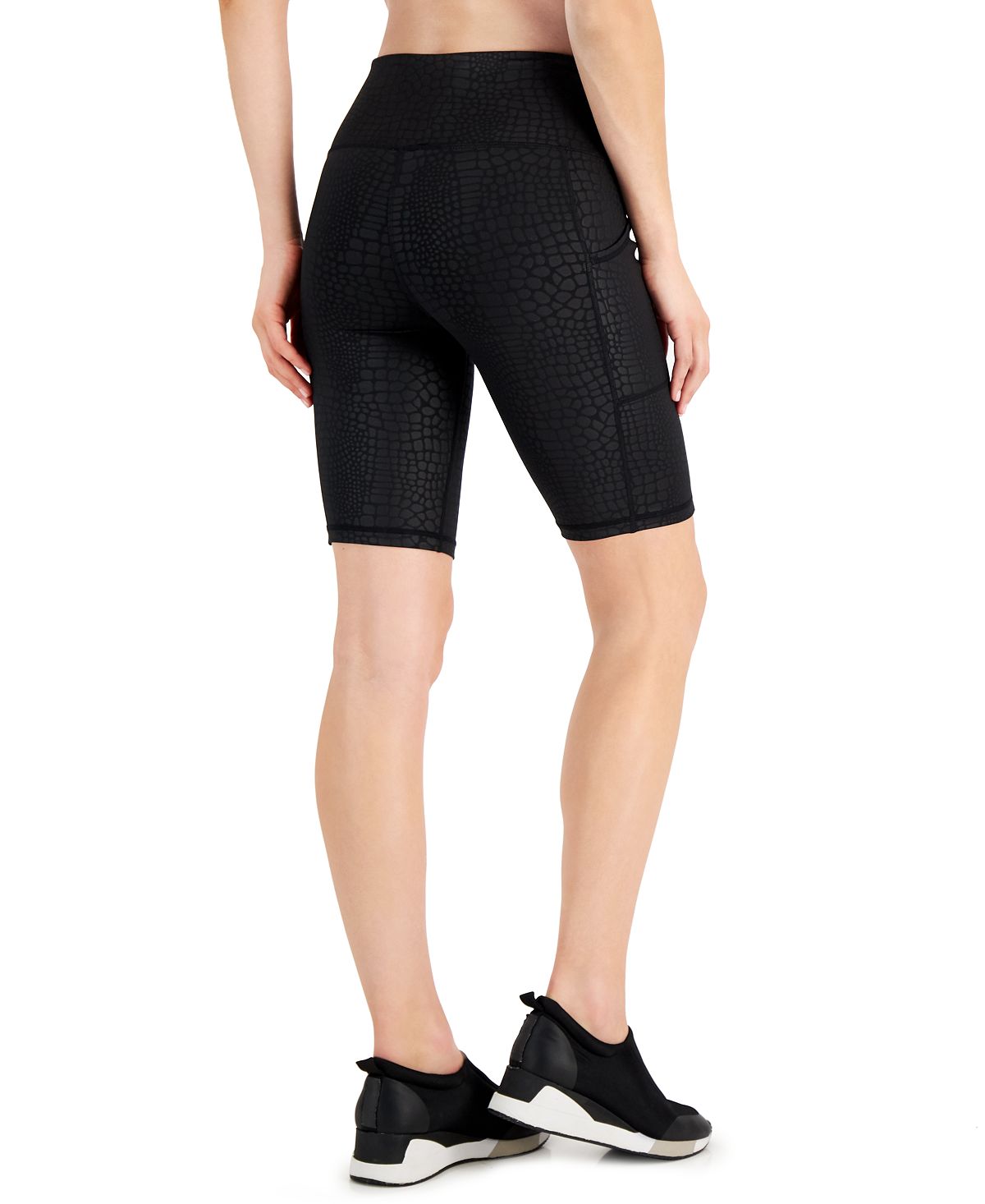 ID Ideology Women's Croc Bike Shorts Black Size XX-Large