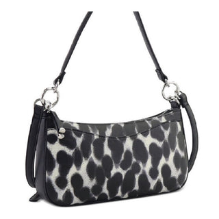 Alfani Women's Faux-Leather Crossbody Shoulder Bag  Animal Black