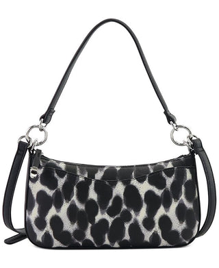 Alfani Women's Faux-Leather Crossbody Shoulder Bag  Animal Black
