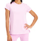 ID Ideology Women's Mesh T Shirt Pink Size X-Small