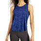 ID Ideology Women's Jacquard Camo Tank Top Blue Size Small