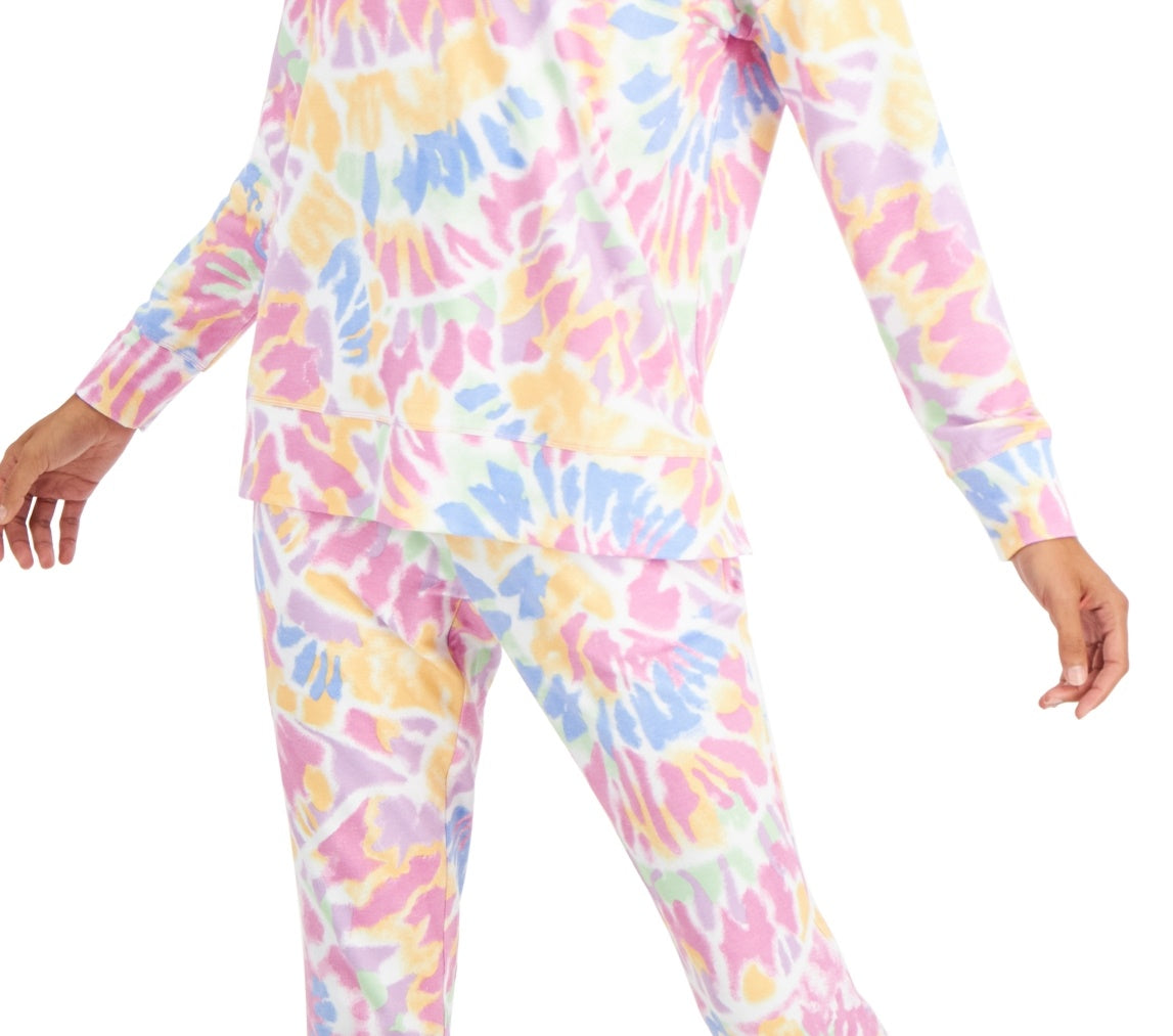 ID Ideology Women's Printed Sweatshirt White Size Large