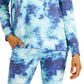 ID Ideology Women's Shades Tie Dyed Top Blue Size X-Large