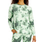 ID Ideology Women's Shades Tie Dyed Top Green Size Medium