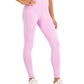 ID Ideology Women's High Waist Side Pocket Leggings Purple Size Large