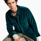 Sun + Stone Men's Owen Fleece Lined Corduroy Shirt Jacket Green Size XX-Large