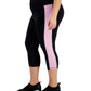 ID Ideology Women's Essentials Colorblocked Cropped Leggings Purple Size 3X