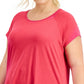 ID Ideology Women's Sweat Set T Shirt Pink