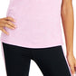 ID Ideology Women's Essentials Rapidry Heathered Performance T-Shirt Pink Size Large