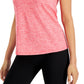 ID Ideology Women's Essentials Rapidry Heathered Performance T-Shirt Pink Size X-Small
