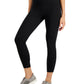 ID Ideology Women's Essentials Sweat Set 7/8 Length Leggings Black Size Large