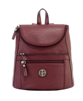 Giani Bernini Women's Pebble Backpack Red Size Regular
