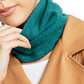 Charter Club Women's Cashmere Solid Neck Warmer Blue One Size