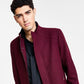 INC International Concepts Men's Kylo Topcoat Red Size Medium