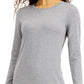 ID Ideology Women's Side Snap Tunic Gray Size X-Large