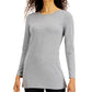 ID Ideology Women's Side Snap Tunic Gray Size X-Large