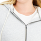 Style & Co Women's Sherpa Lined Hoodie Gray Size 3X