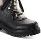Sun + Stone Women's Orlaa Cold Weather Lug Sole Boots Black Size 7 M