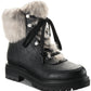 Sun + Stone Women's Orlaa Cold Weather Lug Sole Boots Black Size 7 M