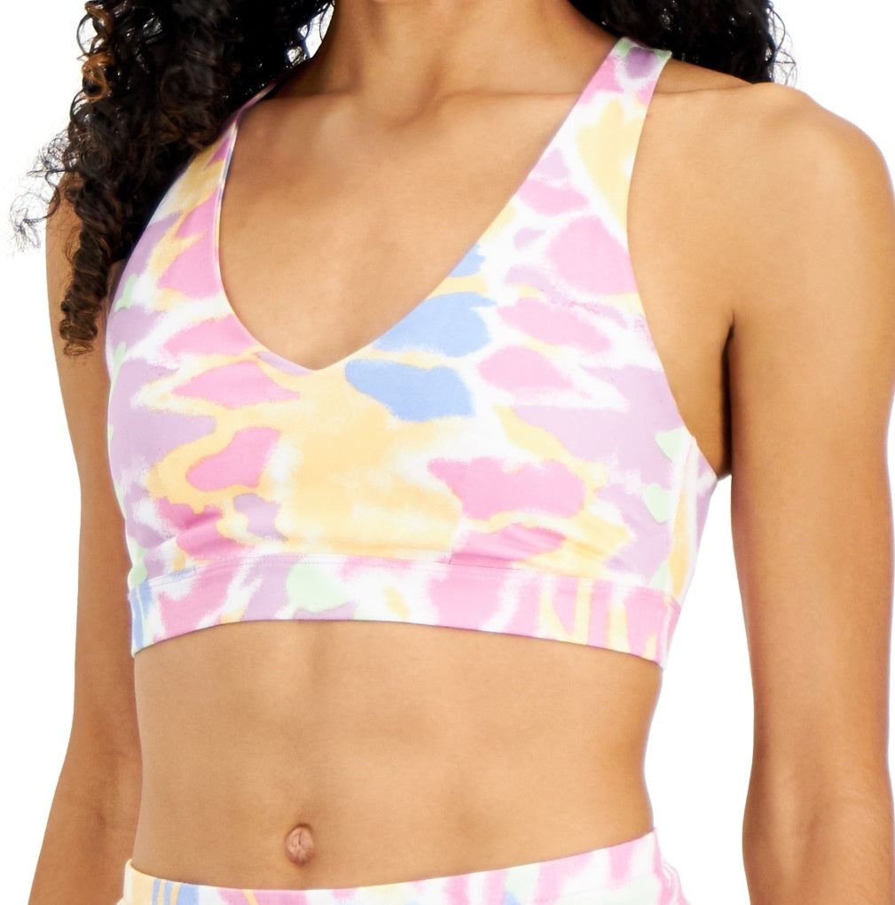 Ideology Women's Performance Strappy Low Impact Sports Bra White Size Medium