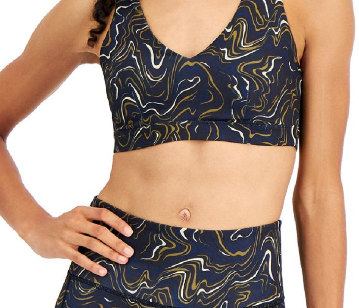 ID Ideology Women's Strappy Low Impact Sports Bra Black Size Small