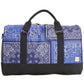 Sun + Stone Men's Reed Canvas Bandana Print Duffle Bag Blue Size Regular
