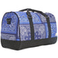 Sun + Stone Men's Reed Canvas Bandana Print Duffle Bag Blue Size Regular