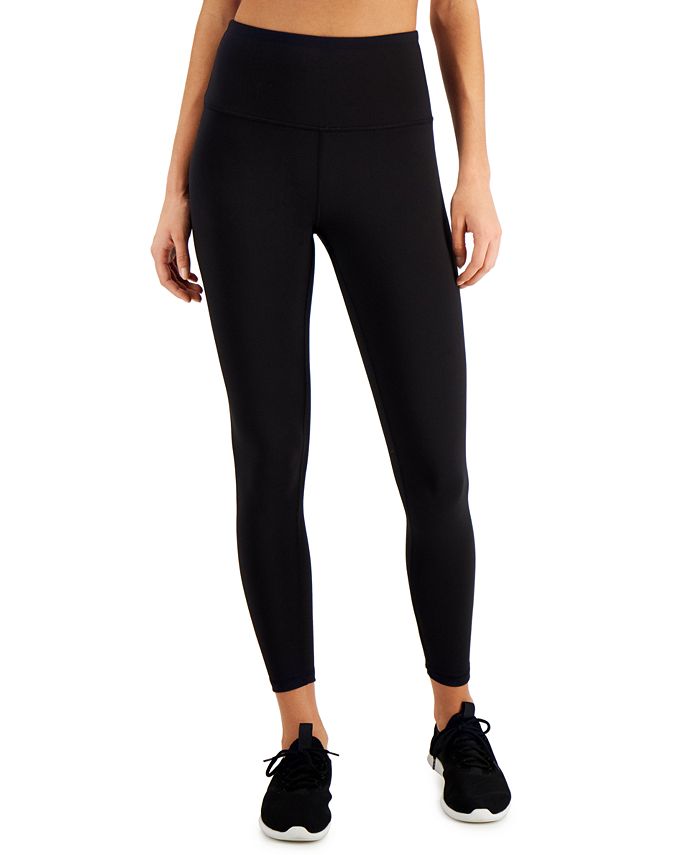 ID Ideology Women's Compression Back Zip 7/8 Leggings Black Size X-Sma –  Steals