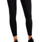 ID Ideology Women's Compression Back Zip 7/8 Leggings Black Size Medium