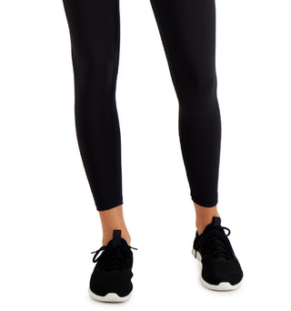 ID Ideology Women's Compression Back Zip 7/8 Leggings Black Size Large