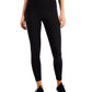 ID Ideology Women's Compression Back Zip 7/8 Leggings Black Size X-Large