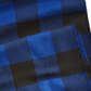 Club Room Men's Buffalo Check Scarf Blue Size Regular