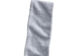 Sun + Stone Men's Solid Fleece Scarf Grey Size Regular