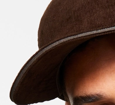 Sun + Stone Men's Solid Panel Cap Brown Size Regular
